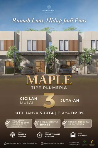 Cluster Maple Plumeria  di Sidoarjo
